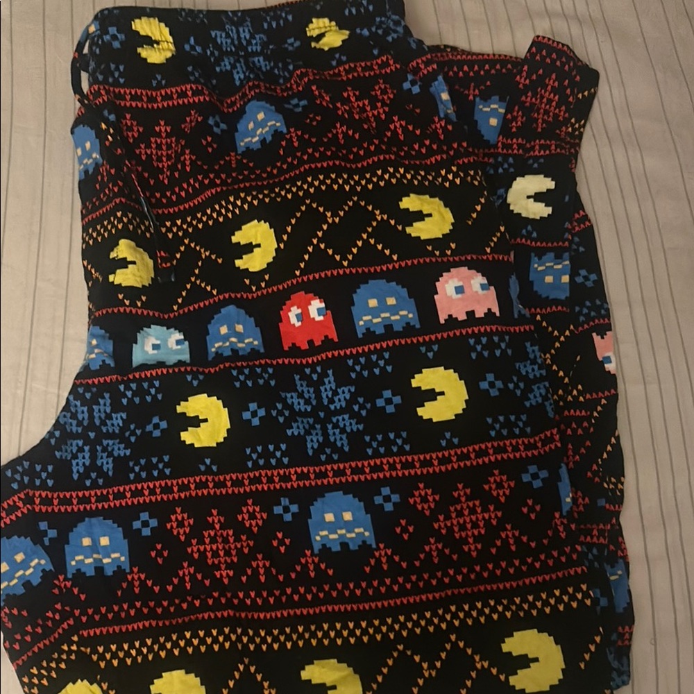 Pac-Man Themed Pajama Pants